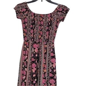 Band of Gypsies floral maxi dress size small